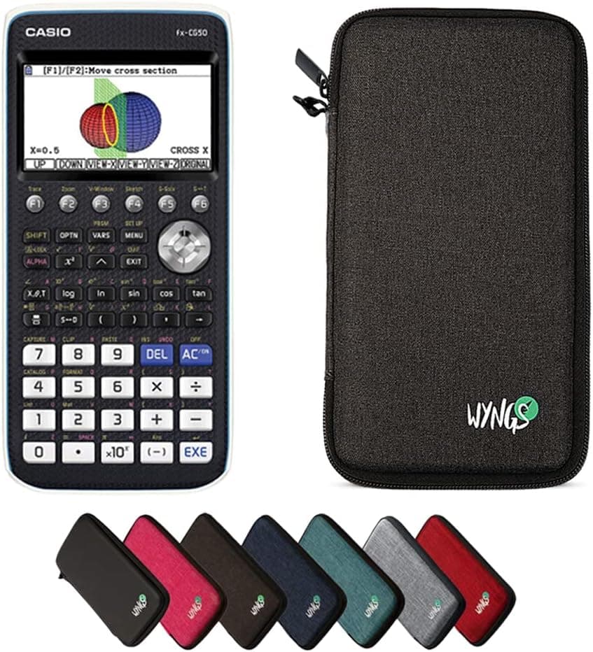 Casio fx-CG50 Graphing Calculator with Protective Case