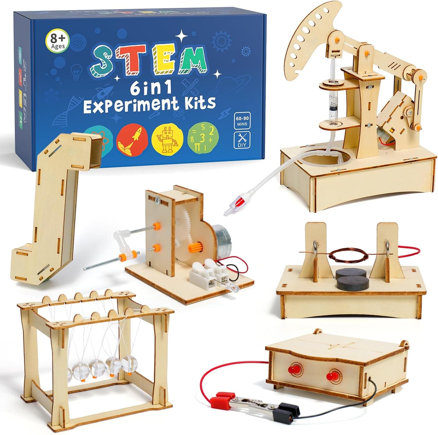 STEM Wooden Engineering & Electronics Kit