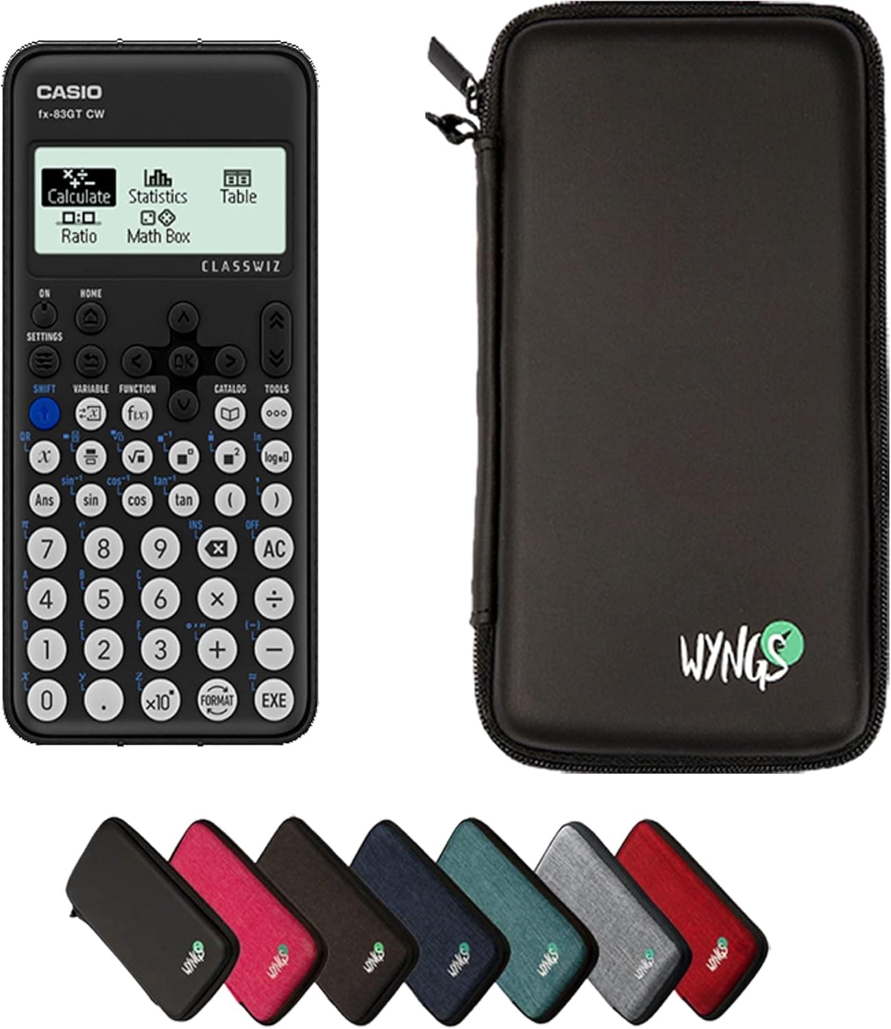 Casio FX-83GTCW Scientific Calculator with Protective Case