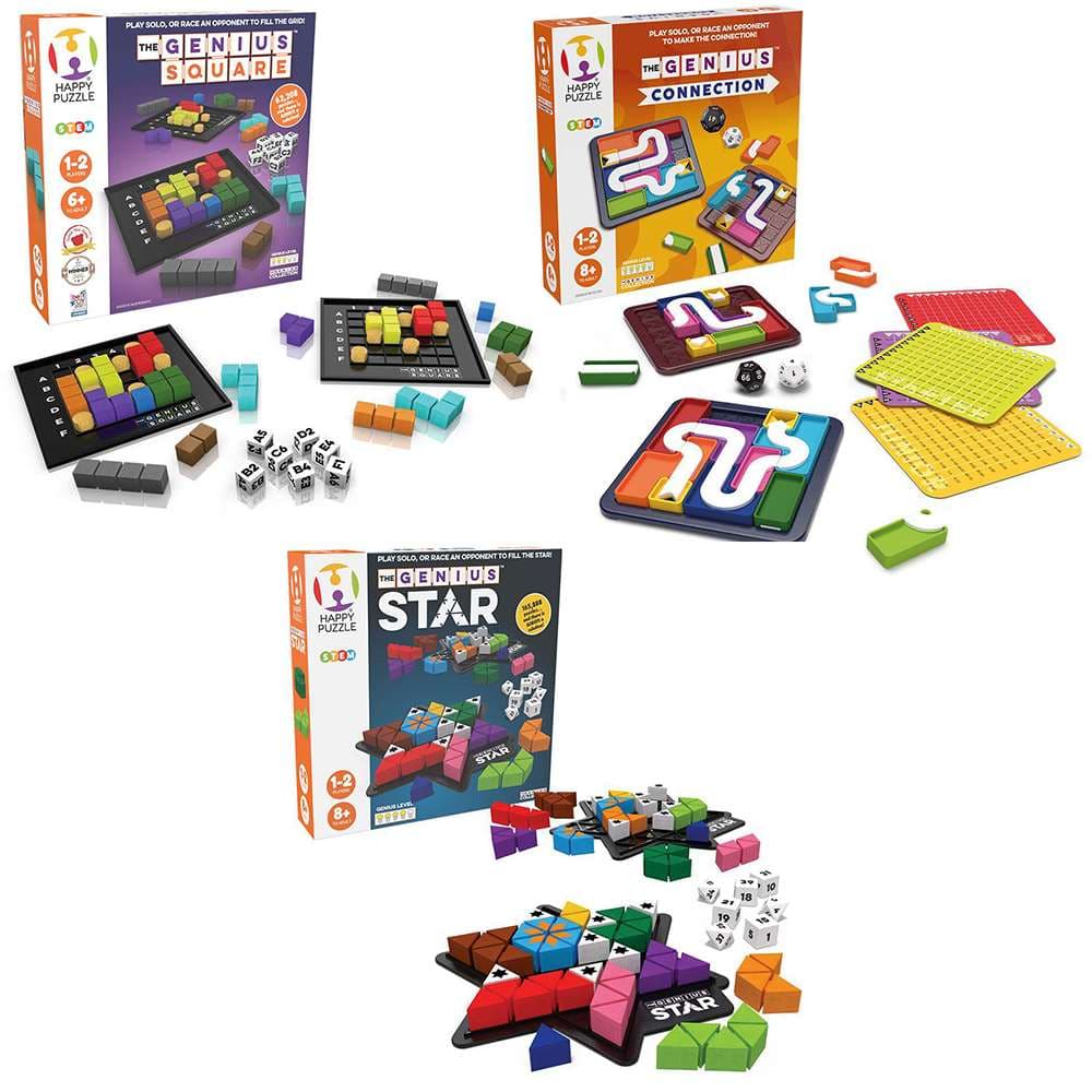 Set of Three Genius Games